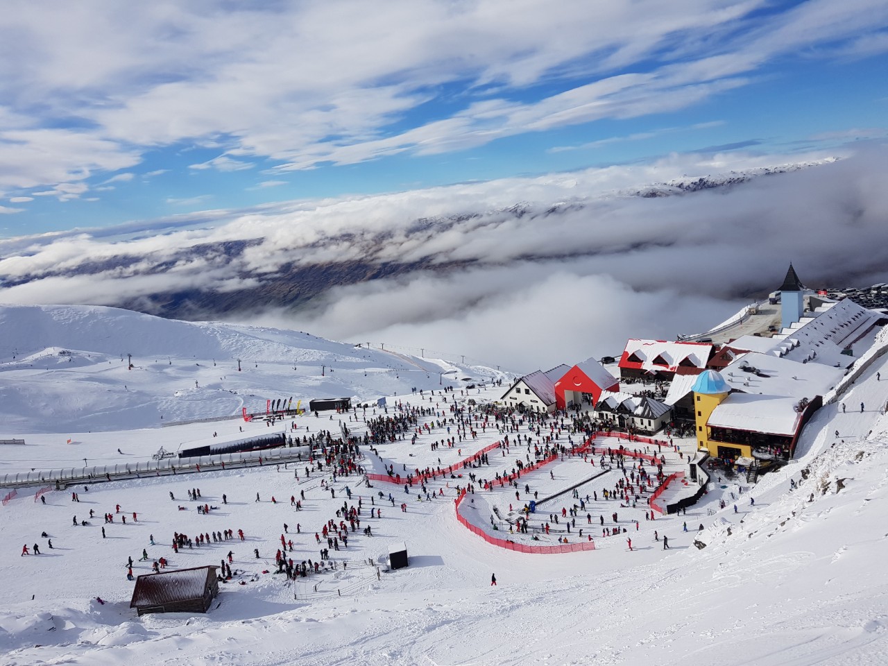 Cardrona, New Zealand in winter