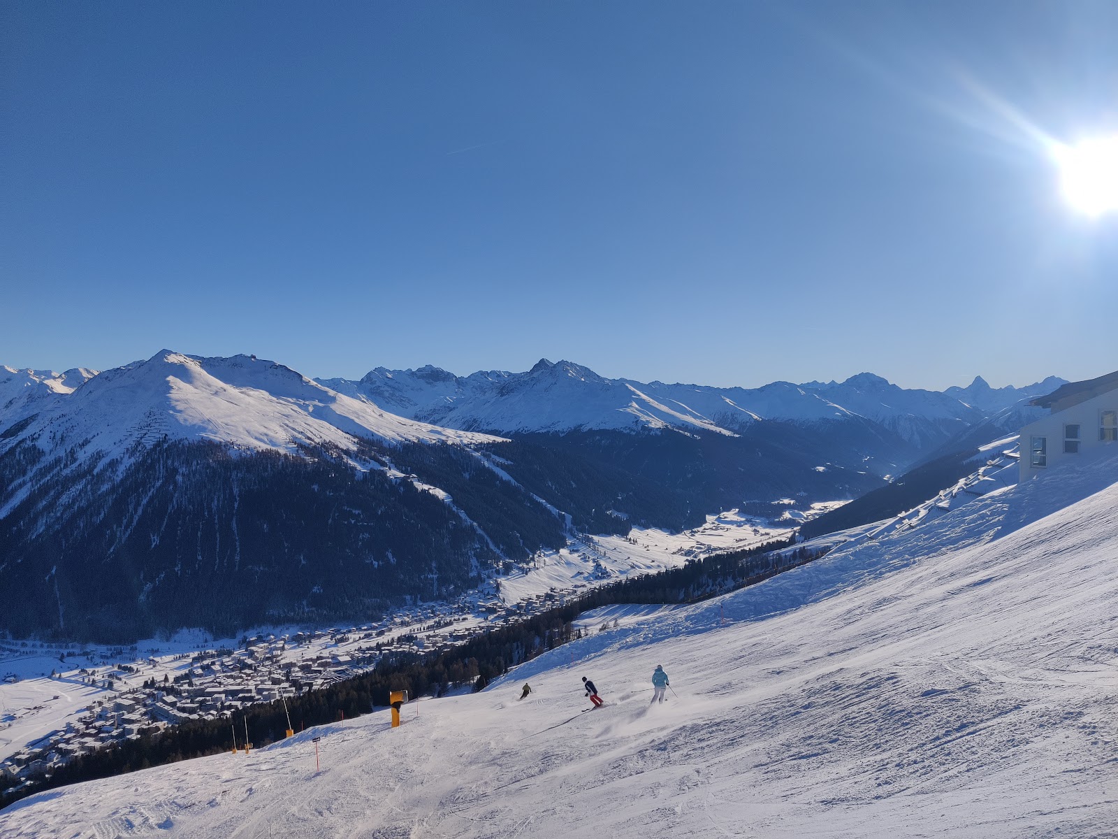Mountain scenery above Davos