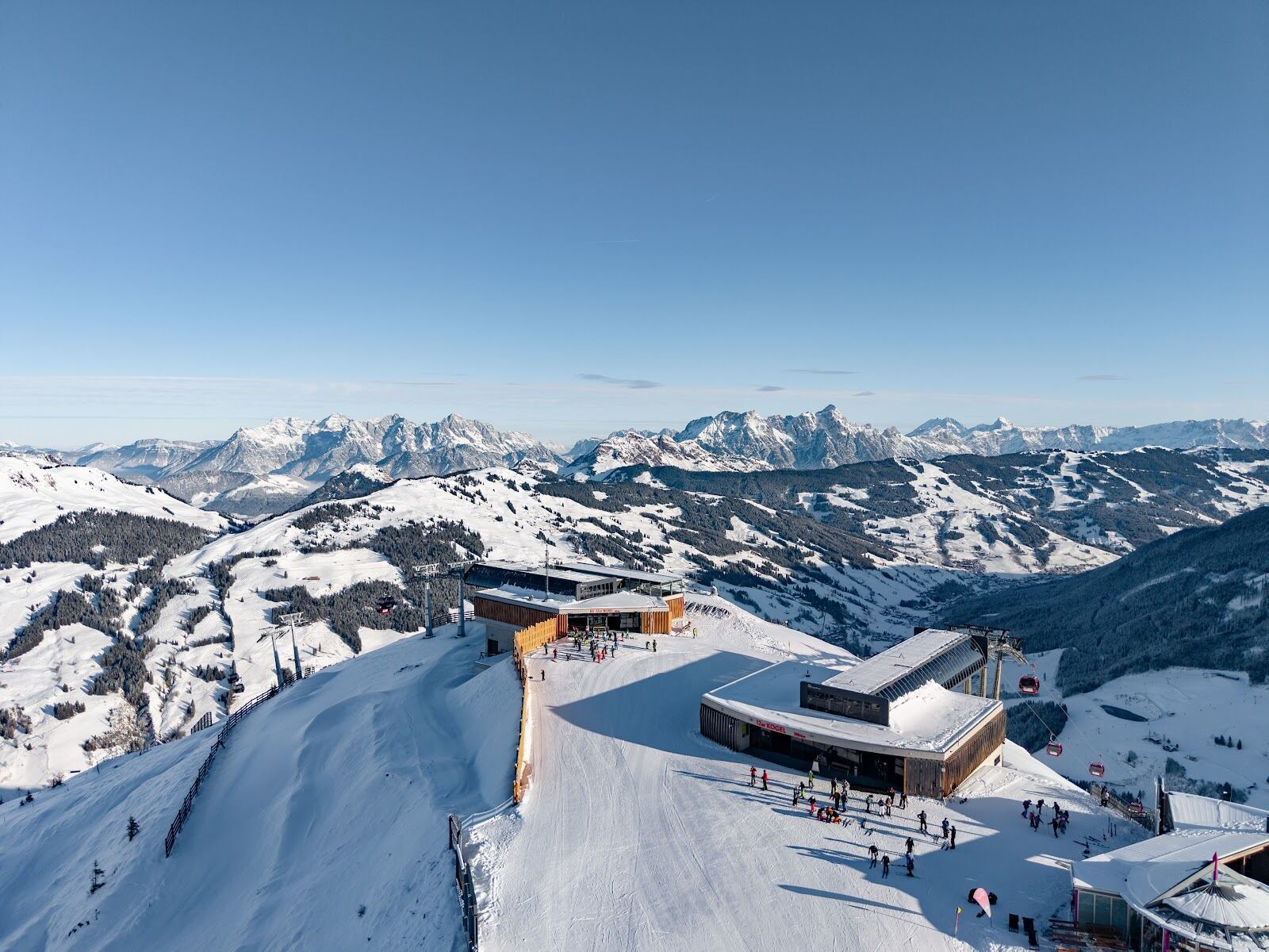 Leogang, Austria in winter