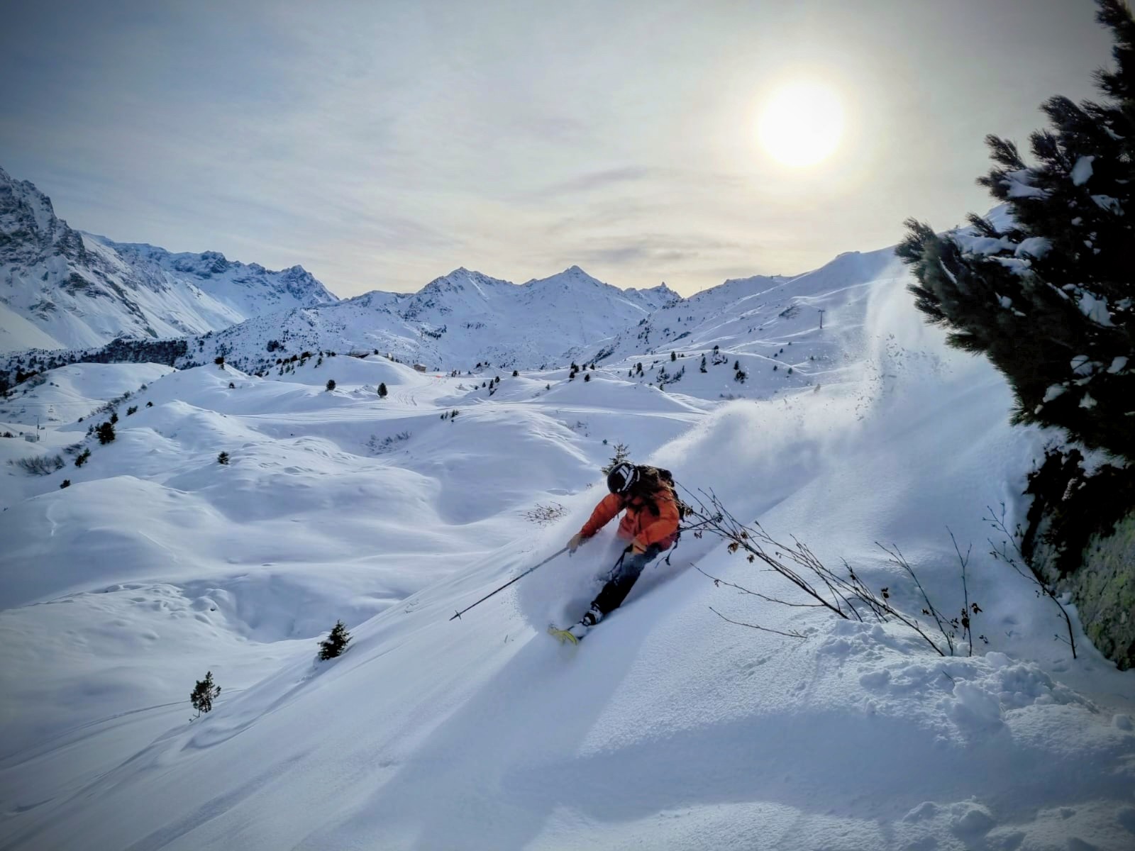 Meribel, France in winter