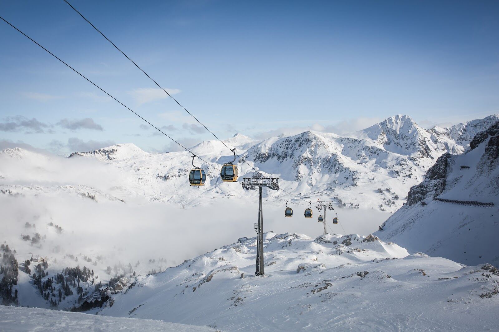 Obertauern, Austria in winter