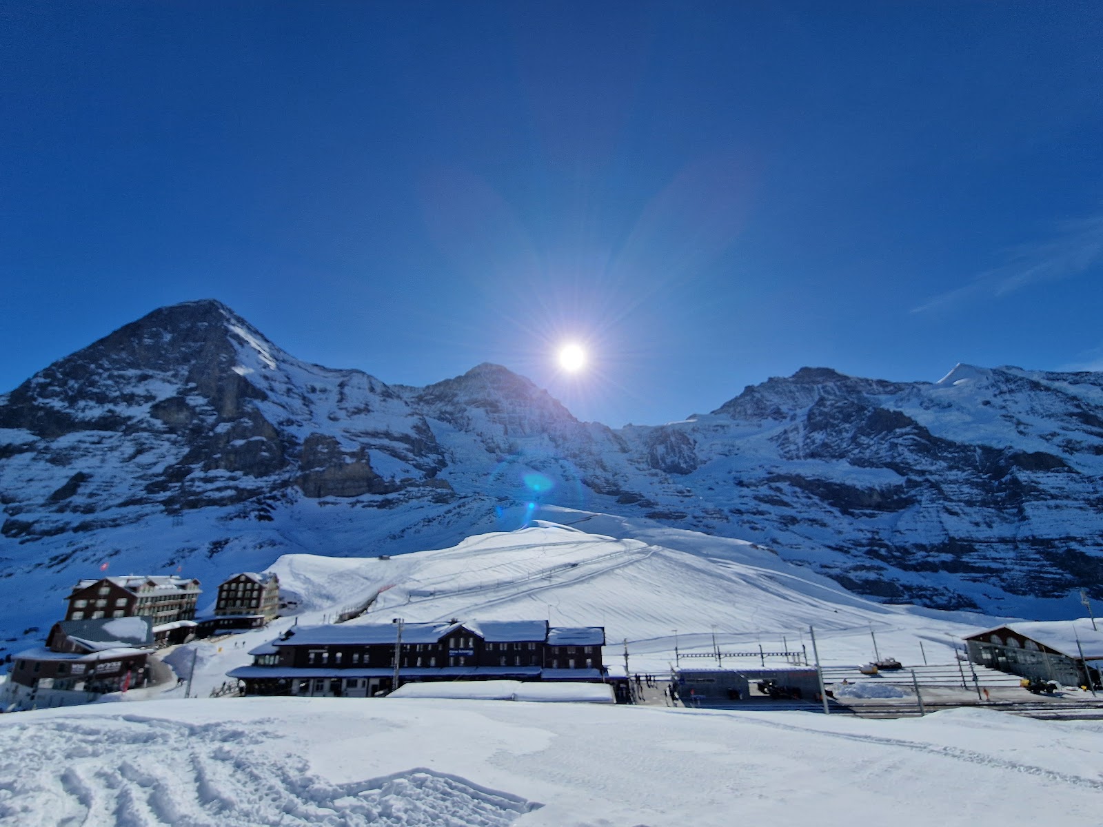 Mountain scenery above Wengen
