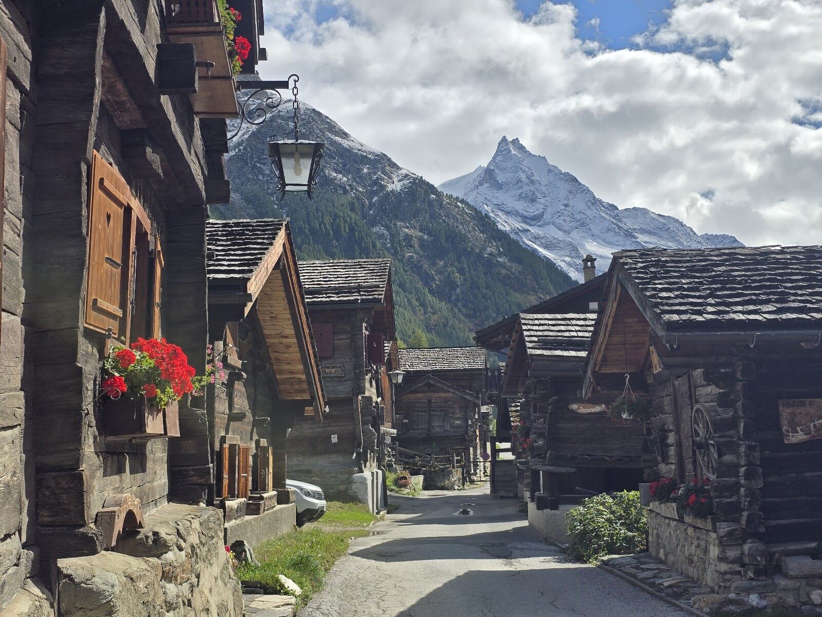 View of the imperial crown peaks from the ski area